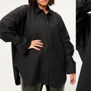 Tabbed Poplin Shirt
